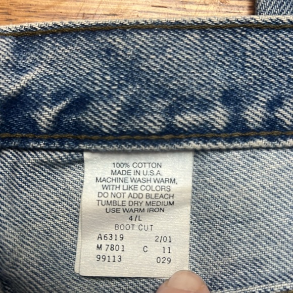 Women’s Harley Davidson Denim size 4 Long bootcut - Picture 3 of 7